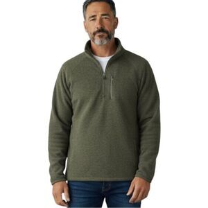 George 1/4 Zip Pullover Fleece Lined Sweater 2XL